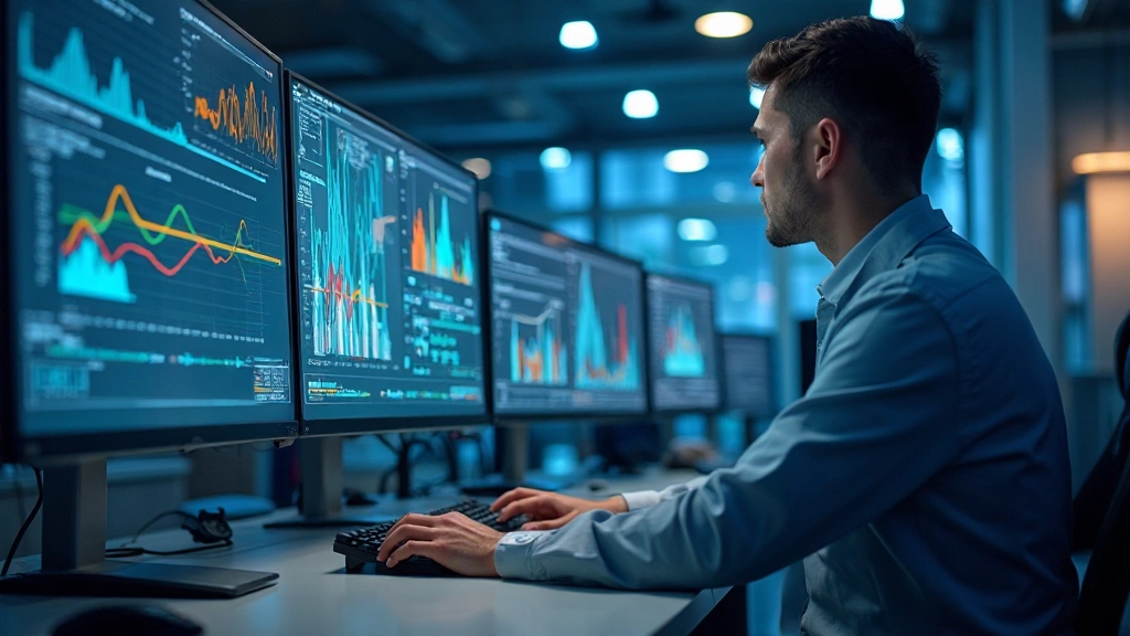 Профессиональное фото современной системы управления энергией с инверторами и контроллерами в помещении